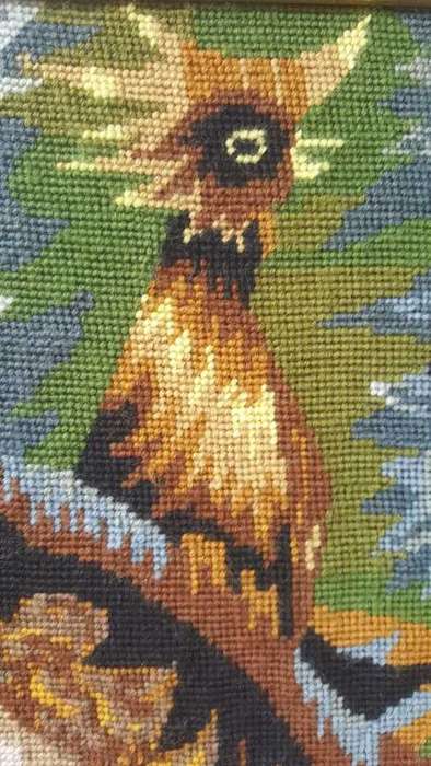 STUNNING EMBROIDERED PIED PIPER PIECE OF ART