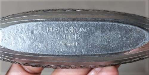 SET OF THREE! SWEDISH TPB PEWTER NORWEGIAN VIKING BOATS SALT CELLARS  RARE HANDSTOPT TPB TINN HARD