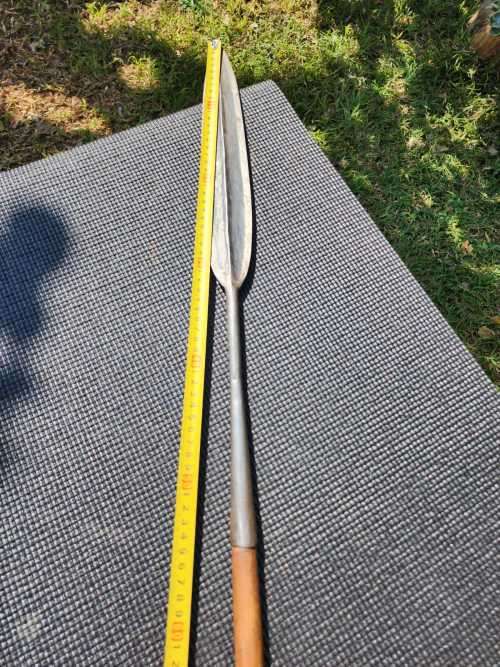 FABLED MASAI KENYA 3-PIECE LION SPEAR OVER 2M LONG! 3RD OF 3 ON AUCTION