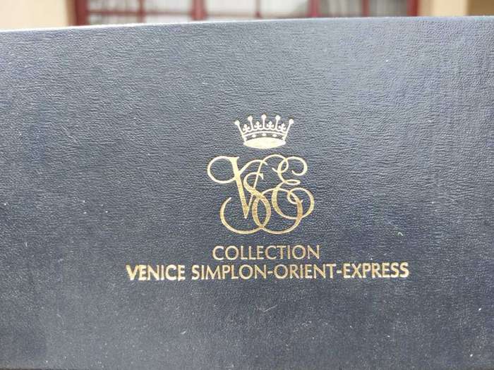 ORIENT EXPRESS BAR CAR COASTERS SET FROM THE SECOND MOST FAMOUS TRAIN ON EARTH