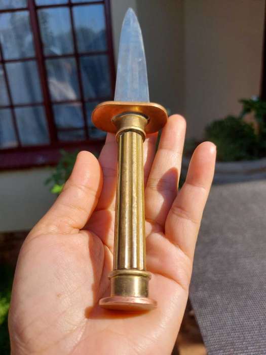 WW2 GERMAN NAVY DIVERS KNIFE VINTAGE REPLICA BRASS COPPER AND STEEL