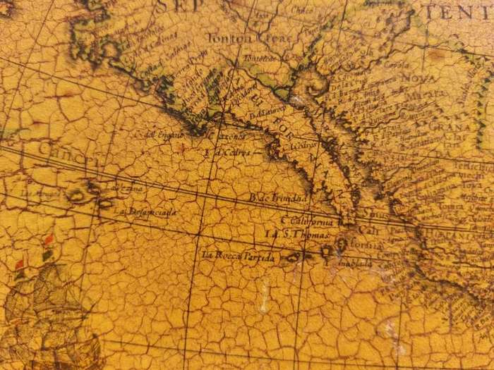 RARE ANTIQUE MAP AMERICAE NOVA TABULA WITH ELDORADO WILLEM BLAEU (1571-1638) HAND COLOURED ENGRAVING