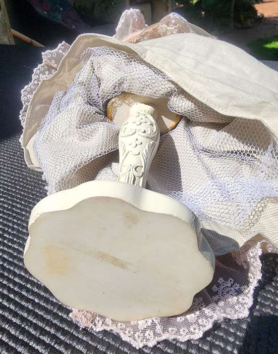 GORGEOUS VINTAGE 1980S VICTORIAN DRESS MANNEQUIN JEWELRY HOLDER STAND