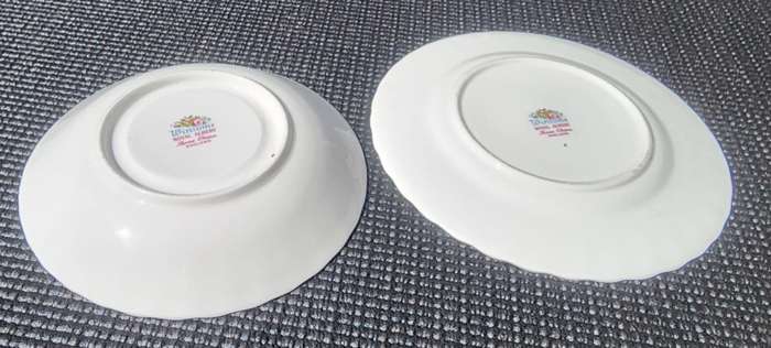 Royal Albert 1966-1980 Winsome Pattern (Small Pink Roses) ODD Saucer and Sideplate