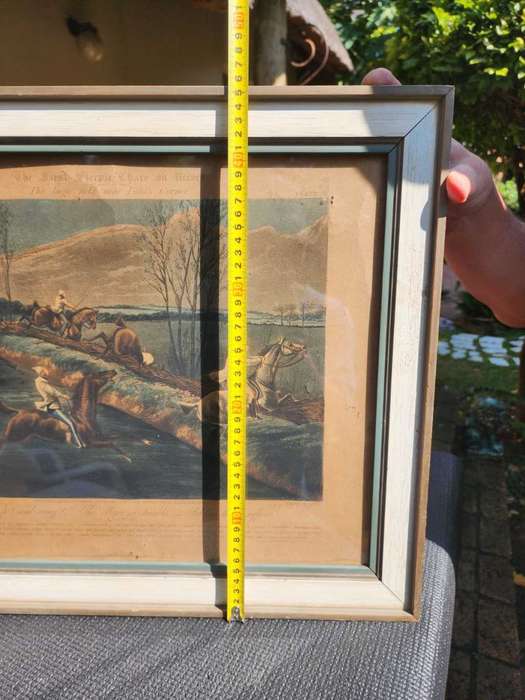 Plate II First Steeple-Chase On Record 1839 Very Rare Original Coloured Aquatint Henry Alken