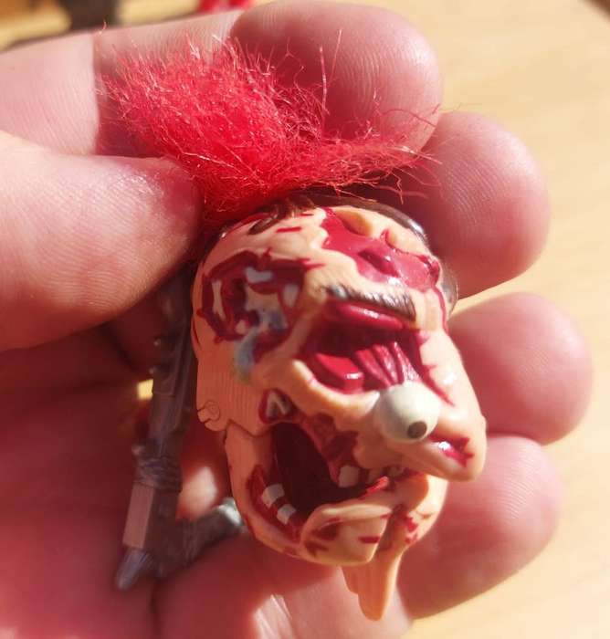 Rare Vintage Toys: Masters of the Universe G-Man plus Jitsu Head, Mighty Max Dread Heads Karbon