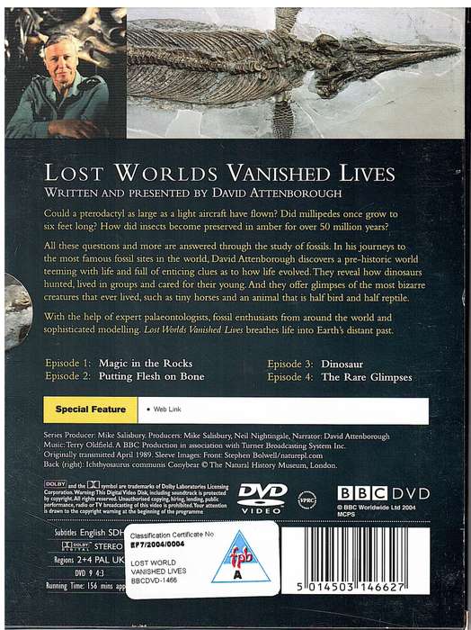 Lost Worlds Vanished Lives DVD