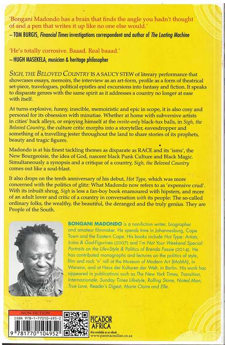 Sigh, the Beloved Country - Madondo, B