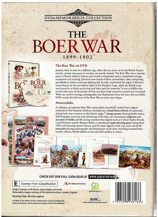 The Boer War 1899-1902 DVD & Memorabilia Collection (New)