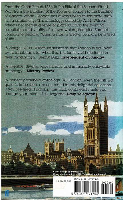 The Faber Book of London - Wilson, AN (Ed)