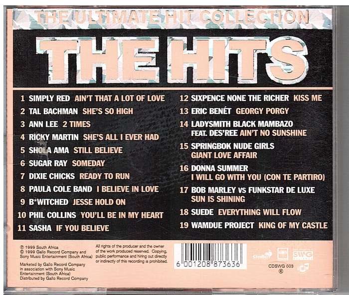 Various Artists - The Hits Vol 3 CD