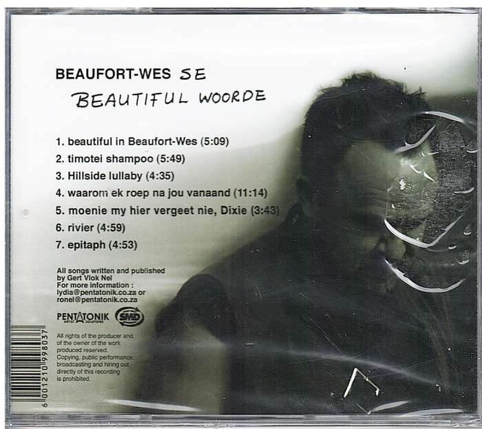 Gert Vlok Nel - Beaufort-wes se Beautiful Woorde CD (NEW)