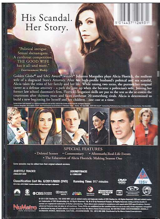 The Good Wife Season 1 6 DVD Box
