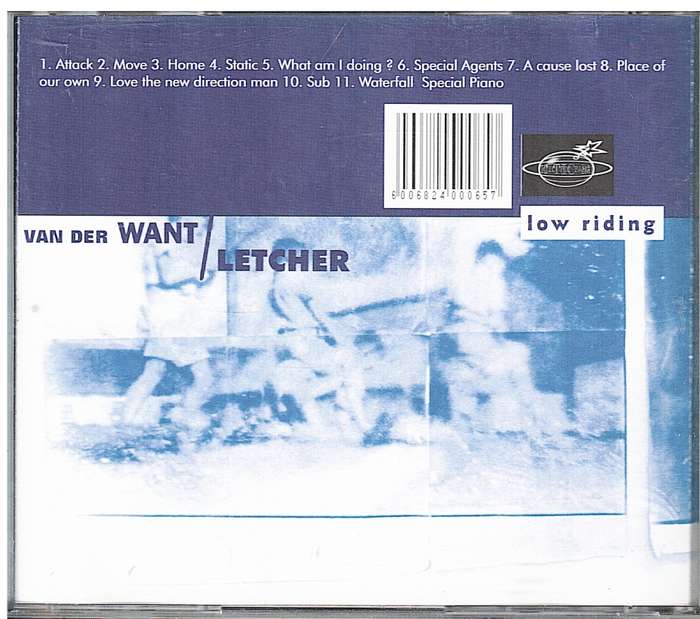 Van der Want Letcher - Low Riding CD