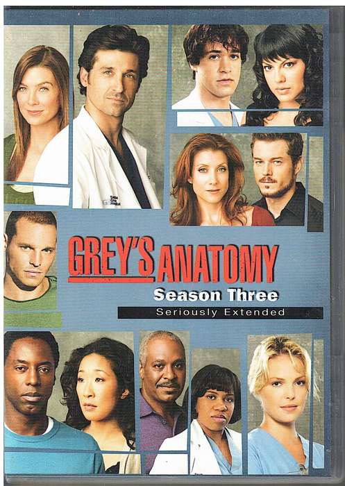 Grey`s Anatomy The Complete Third Season DVD