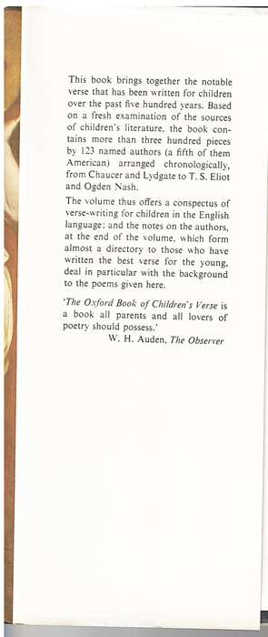The Oxford Book of Children`s Verse - Iona and Peter Opie (Ed.)