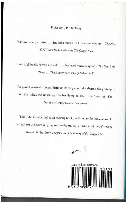 JP Donleavy: An Author and His Image (The Collected Short Pieces)
