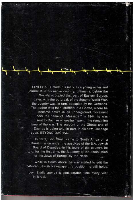 Beyond Dachau: Memories, Reflections - Levi Shalit