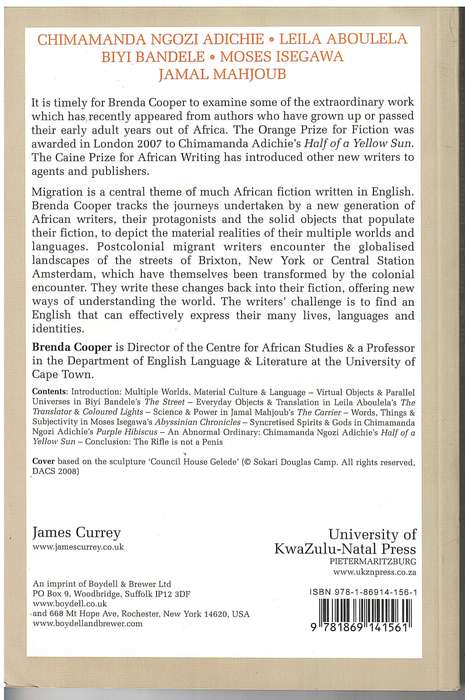 A New Generation of African Writers: Migration, Material Culture & Language - Brenda Cooper