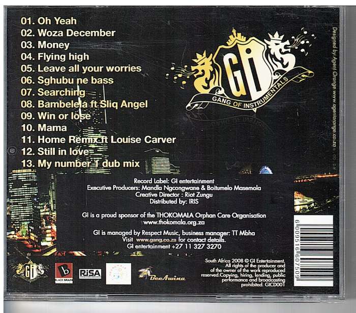 Gang of Instrumentals CD