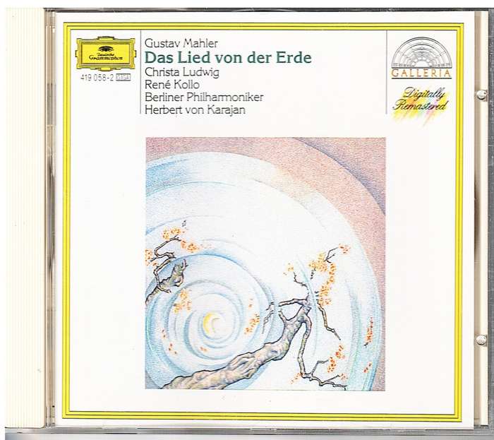 Gustav Mahler - Das Lied von der Erde CD (Berliner Harmoniker, Herbert von Karajan cond.) [IMPORT]