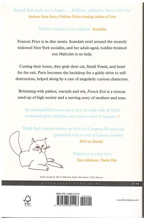 French Exit - Patrick deWitt