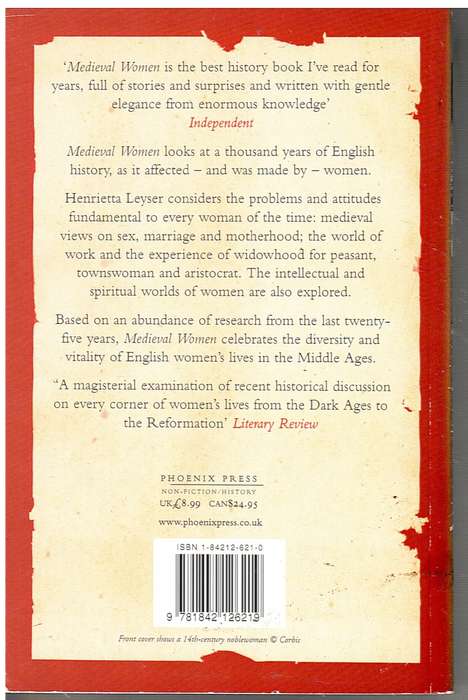Medieval Women: A Social History of Women in England 450-1500 - Henrietta Leyser