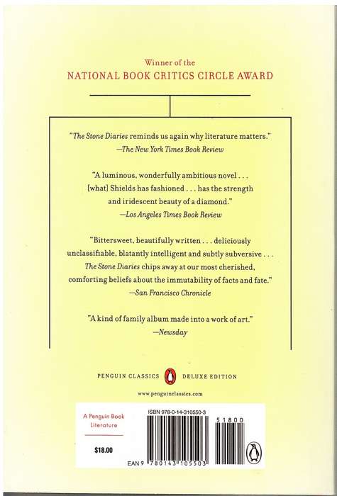 The Stone Diaries - Carol Shields [15th Anniversary Edition]