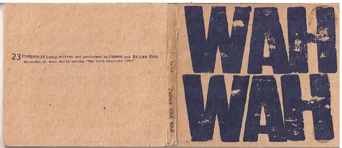 James (with Brian Eno) - Wah Wah CD