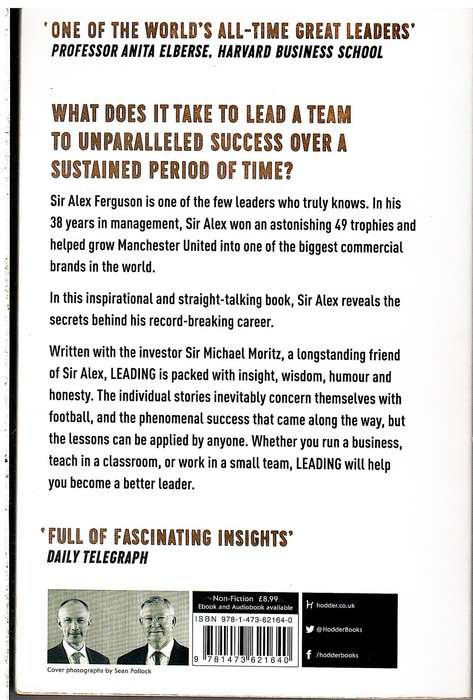 Leading - Alex Ferguson with Michael Moritz