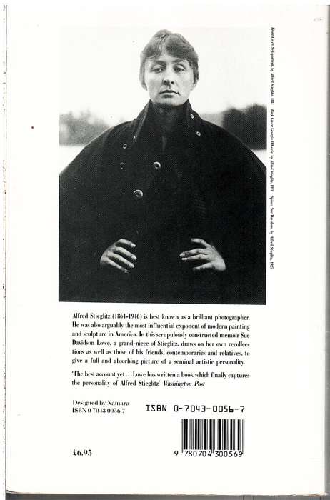 Stieglitz: A Memoir/Biography - Sue Davidson lowe