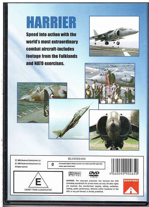 Harrier: Action With This Amazing Combat Aircraft (The Combat Collection) DVD