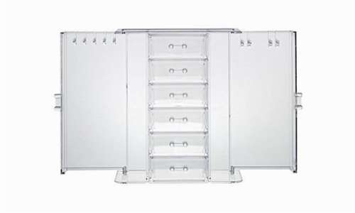 Jewellery Cosmetics Organiser Display Acrylic 6 Drawer Jewelry Rack