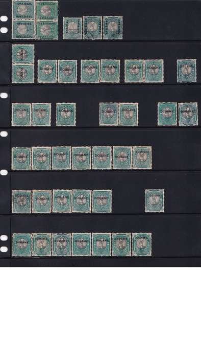 South Africa Doane and official overprinted stamps.