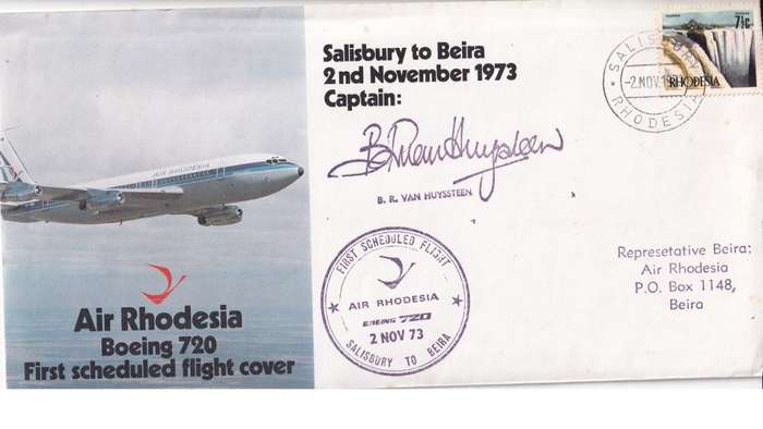 Air Mail, Rhodesia, Beira.
