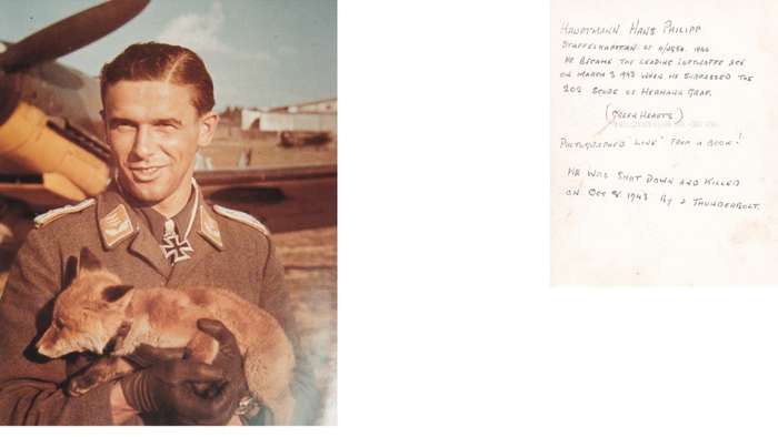Insignia Card of Hauptmann H P.
