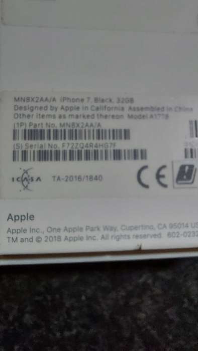 Iphone 7  32gb Excellent condition