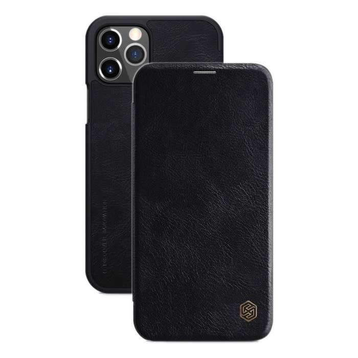 Nillkin Qin Series Leather Card Cover for Apple iPhone 12 Pro MAX (Black)