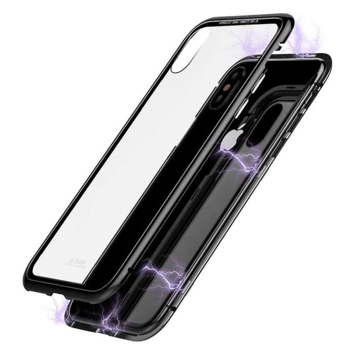 BODY GLOVE IPHONE XS CHROME MAGNETIC CASE-BLACK