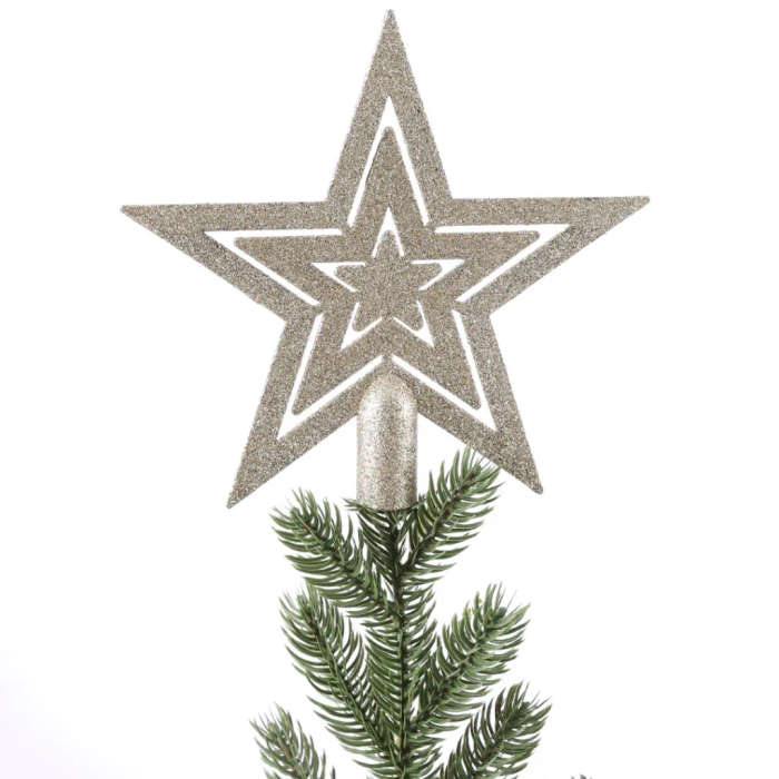 Tree decoration unbreakable 40 pieces - d8cm GOLD