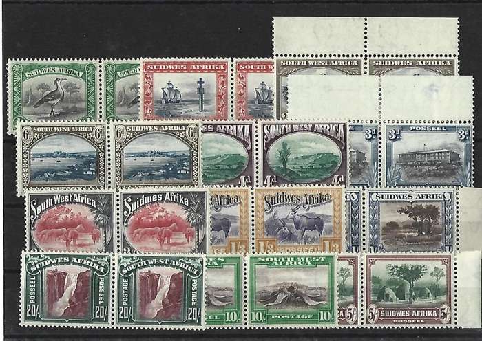 SWA. SACC 103-114 - 1st Pictorials - *mint very lightly hinged- good condition