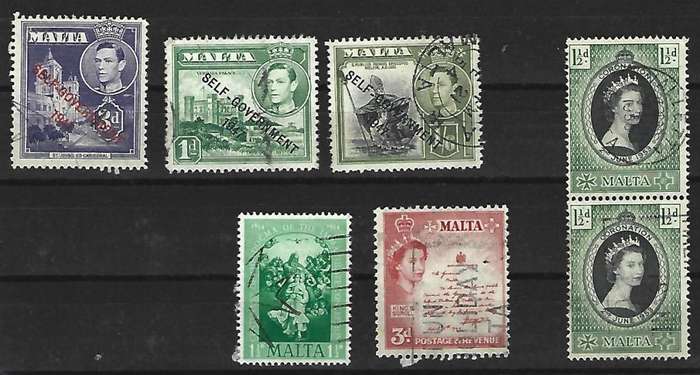 Malta- set of used stamps