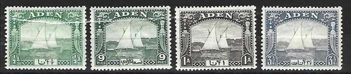 Aden- set of mint hinged stamps