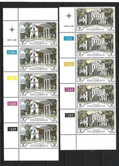 RSA - Control Blocks - SACC 475-476 - Stellenbosch- **mint