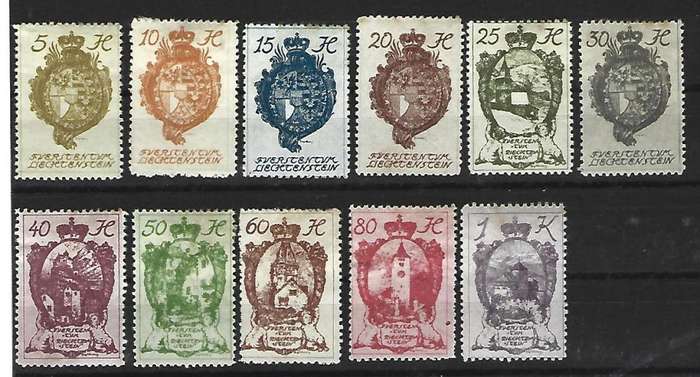 Liechtenstein -Short Set of  stamps - 1920