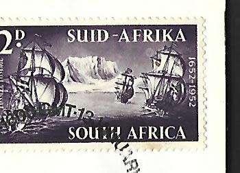 Union/RSA FDC - Cape to Rio Ocean Race- Variety - Full moon on 2d (SACC137a) stamp- scarce!