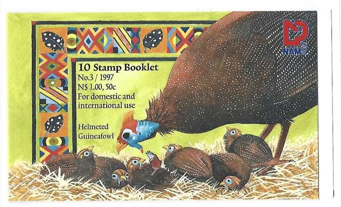 Namibia - SACC 198 - Guineafowl- booklet 5 - Complete