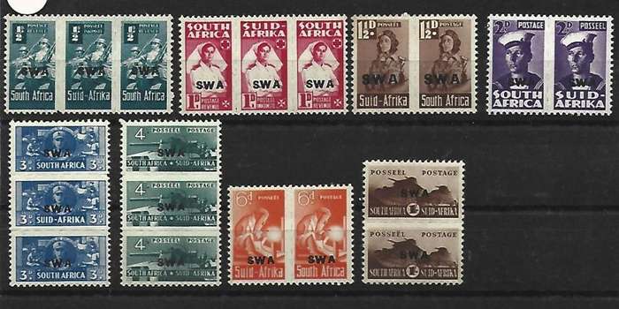 SWA- SACC 149-156 - War effort -  mint hinged
