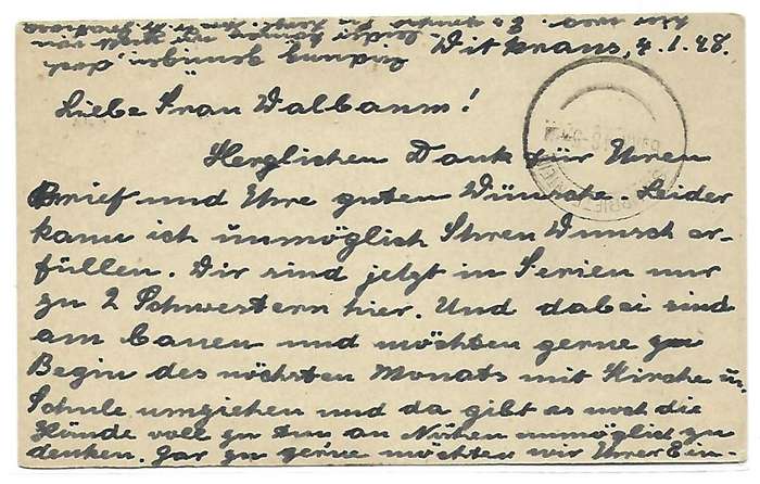 SWA - Postcard Govt.Buildings Bloemfontein- Cancelled at `Osterode Sud` on 06/01/48