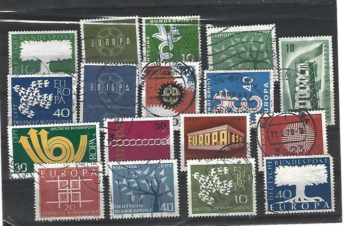 Germany Bundepost - set of used stamps
